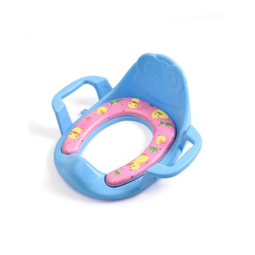 SEWACC 4個子供用トイレトレーニング 便座カバー付きクッション 滑り止め設計 ベビートイレ補助具 多の便器形状に対応
