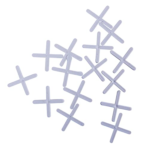 Amtech S4460 3mm Tile Spacers for Accurate Tile Positioning, 400 Pieces, Grout Over for a Professional Finish