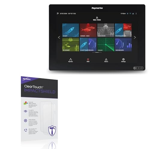BoxWave Screen Protector Compatible with Raymarine Axiom 12 - ClearTouch ImpactShield (2-Pack), Impenetrable Screen Protector Flexible Film