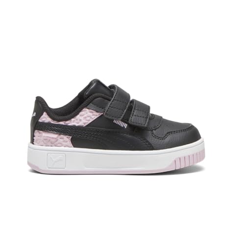 PUMA Toddler Girls Carina Street Wild Leopard Slip On Sneakers Shoes Casual - Black, Pink - Size 4 M