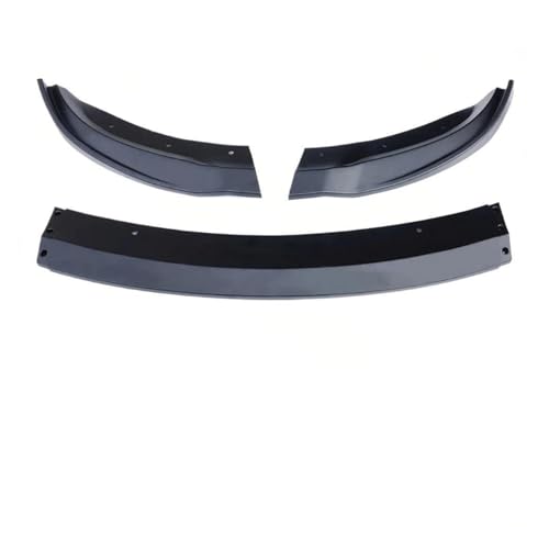 Protector de parachoques delantero Tesla Model 3 2019-2025, labio frontal tuning negro mate kit