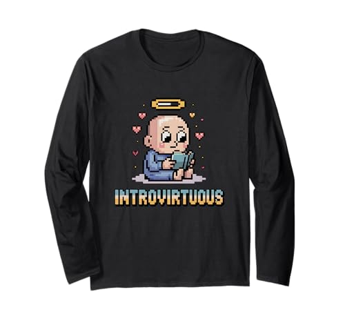 Introvertuous Humorous Retro pixel Aesthetic men women ����T�V���c
