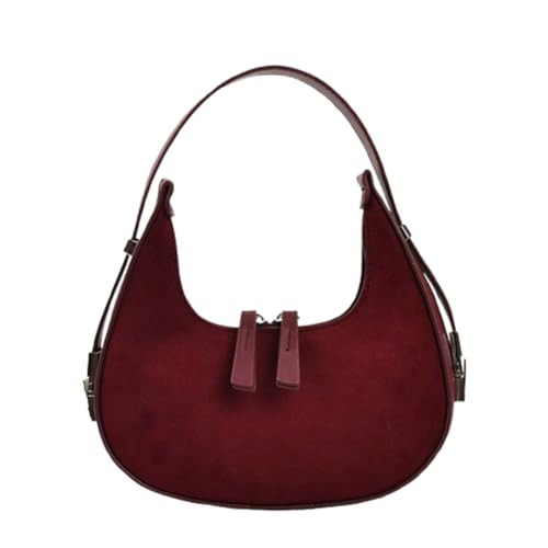 Bolso Hobo de Ante Vintage para Mujer miniatura 1