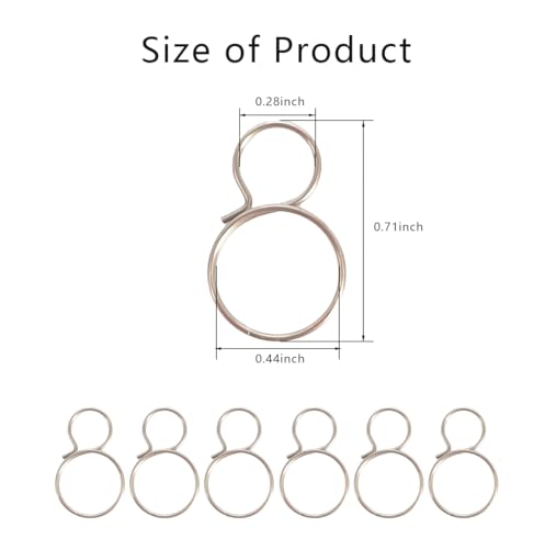 Image of 120PCS 10MM Chandelier Replacement Part，Metal Chandelier Hook Pin，Crystal Lamp Pendant Connector，Chandelier Hooks, Stainless Steel Split Rings Connectors