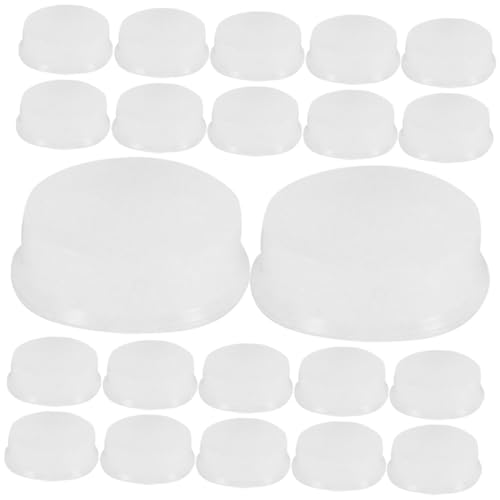 GALPADA 24pcs Silicone Flute Repair Key Caps Flute Open Hole Plugs for Dust and Moisture Prevention Easy Installation