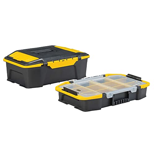 Stanley Hand Tools Stst19900 Click & Connect 2-In-2 Deep Tool Box And Organizer,Yellow|Black #TOP2