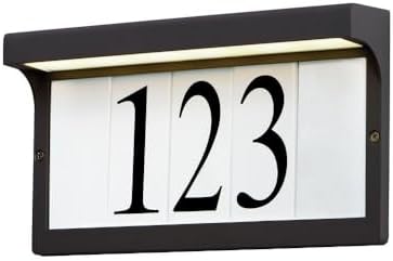 Address-12.5-3W 1 LED Light Frame-7 inches high-Bronze Finish