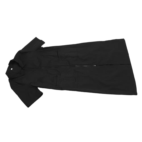 Chaqueta de peluquería canina con cremallera y media manga uniforme para manejo de gatos talla XL