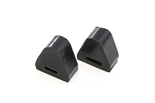 Red Hound Auto 2 Rubber Tailgate Bumpers Compatible with Silverado Sierra Right or Left Side Latch Cushion Stop - Thumbnail 3