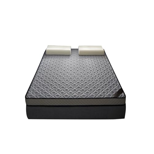 Colchón de látex natural,Colchón de espuma viscoelástica,Colchón tamaño queen,Alfombra de cojín engrosada for el dormitorio del hogar,Ventilación de panal transpirable,Soporte ergonómico(White,90*200*