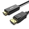 DisplayPort naar HDMI 1.8M kabel, BENFEI DisplayPort naar HDMI male naar male adapter Vergulde kabel voor Lenovo, HP, ASUS, Dell en ander merk