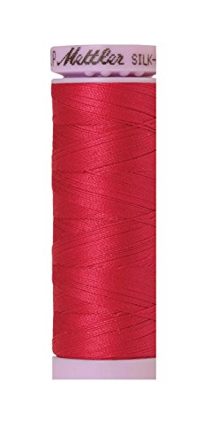 Hilo de algodón Mettler Silk-Finish 164 yd/150m Currant miniatura 1