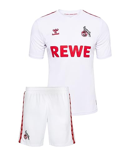 hummel 1. FC Köln Minikit Home 2023/2024 weissrot, 92 (2 Jahre) Kinder