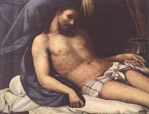 Peinture à l'huile Deposition 1516 Sebastiano del Piombo toile
