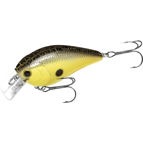 LUCKY CRAFT LC 1.5 Silent Crankbait Fishing Lures, 2-3/8” Squarebill Crankbait, Bass Lures,...