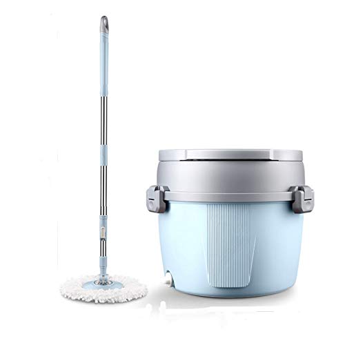 HEIMP 360 Rotating Head Cleaning Mop with Bucket Floor Squeeze Flat Mops Replacement Mop Cloth Home Kitchen Floor Cleaning Tools