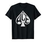 Vintage Ace of Spades Texas Hold'em Playing Card T-Shirt T-Shirt
