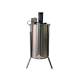 Material: Edelstahl MINGMIN-DZ Dauerhaft 3 Rahmen Elektro Reiner Edelstahl Honig Shaker, Honig Eimer, Bienenzucht Werkzeuge, Bee Werkzeuge, Honig Eimer, Honig Shaker