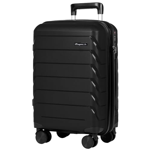 Catálogo de Maletas de viaje en oferta los 10 mejores. 47 MAGMALIFE Maleta de Viaje de 10 kg Star Carry On, Cierre Expandible Mayor Capacidad, Candado TSA, PP Alta Tecnologia, 8 Ruedas de Nylon Cubiertas de PU Suaves y Silenciosas, Asa...