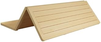 LVLDAWA Foldable Bed Support Board, Solid Wood Breathable Ranked Skeleton Simples Wooden Mattress Soft Bed Becomes Hard Waist Protector Bed Board For Sofa(90x180cm)