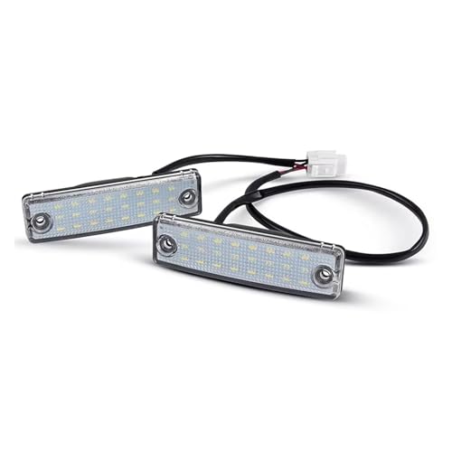 Luz LED para placa matrícula coche Toyota 4Runner 1996 a 2022 blanca 2Uds 2