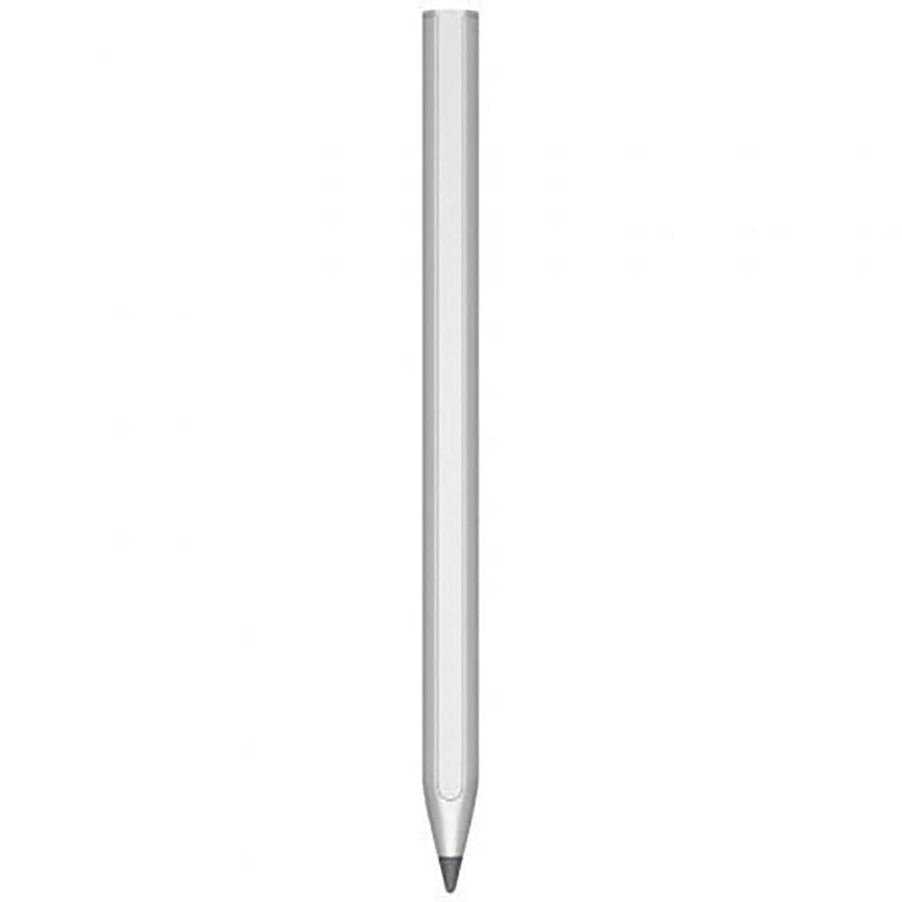 HP wiederaufladbarer USI Stift (aufladbar über USB-C, 2 Ersatz-Stiftspitzen, lange Akkulaufzeit, magnetisch) silber