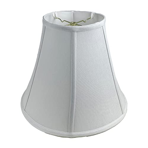 Image of Royal Designs, Inc. BSO-704-16LNWH True Bell Basic Lamp Shade, 8 x 16 x 12.6, Linen White