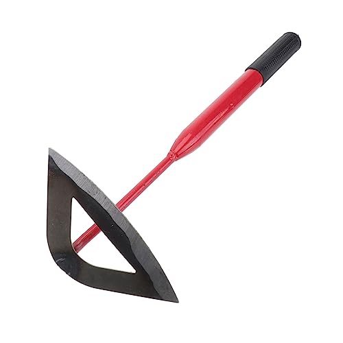Happyyami 1Pc Durable Hand Hoe for Gardening Lightweight Plowing Tool for Weeding and Cultivating for Outdoor and Agriculture Use Hollow Design for Effortless Digging