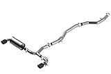BORLA 140826CFBA Cat-Back Performance Exhaust System for 2020-2023 Toyota GR Supra 3.0L 6 Cyl. Automatic Transmission Rear Wheel Drive.