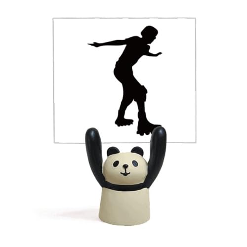 Cadeau mignon panda patineur pour amateurs de papeterie unique