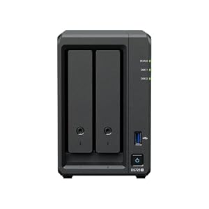 Synology DS725+ 24TB (Synology HAT3310-12T) 2 Bay Plus Serie mit Ryzen R1600, 4GB Ram (32GB max), 1x 2.5GbE, 1x 1GbE, 2X M.2 NVMe Steckplätze.DX525 Erweiterung über Type-C verfügbar