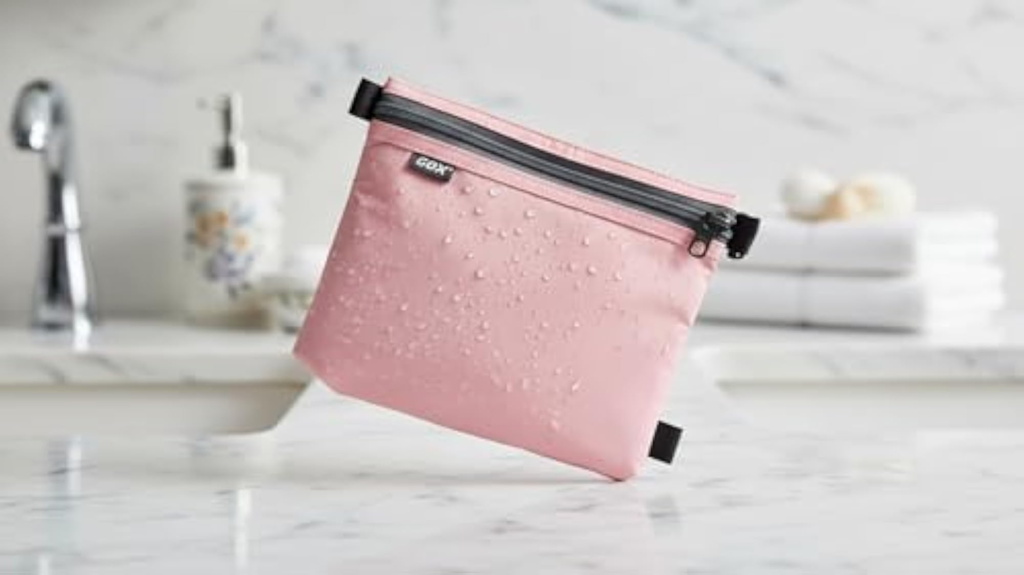 Ultra Light Carry On Zipper Pouch Toiletry Bag