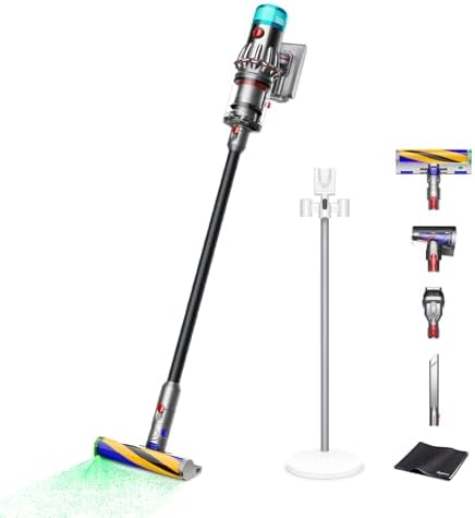 （21:30時点） Dyson(ダイソン) 掃除機 コードレス Dyson V12 Detect Slim Fluffy (SV46 FF EX AM) スティック ハンディクリーナー サイクロン 充電スタンド付き【Amazon.co.jp限定】【光らせて、見逃さない】