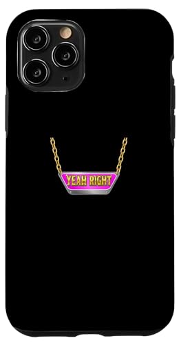 �s���N�J���[ Yeah Right Chain Pink Graphic �X�}�z�P�[�X iPhone 11 Pro �p