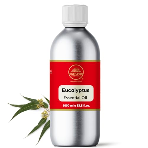 Image of Eucalyptus Essential Oil, 1 L (1000 ml) 100% Pure and Natural, Premium Grade