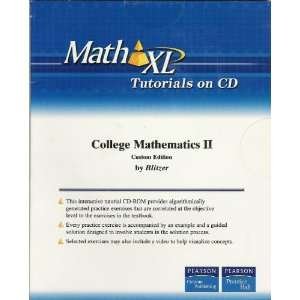 CD-ROM College Mathematics II Book