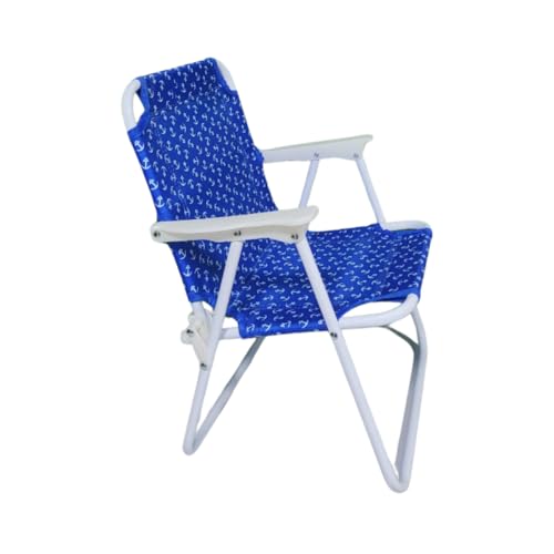 Cadeira De Praia Infantil Azul De Oxford 53CM X 25CM X 30CM