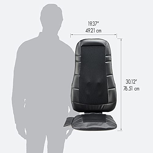 Brookstone C5, Shiatsu Back Massager With Heat | Deep Kneading, Rolling, Percussion, Spot Massage | 4 Massage Programs #TOP6