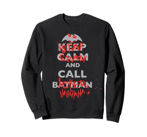 DC Joker Texto Stay Crazy Sudadera
