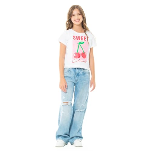 Basic Bootcut Jeans for Girls High Rise Straight Jean - Teen Jeans for Casual Occasions for Girls Size for Girls