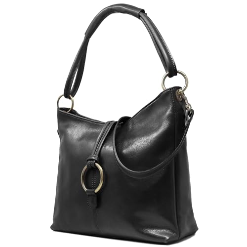 Image of Floto Luggage Tavoli Tote, Black, Medium