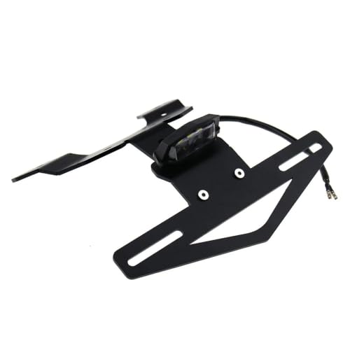 Support plaque d'immatriculation moto GSXR600 GSXR750 queue bien rangée LED - 4
