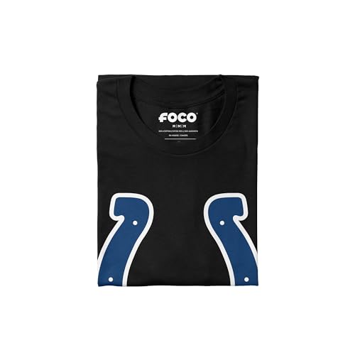 Image of FOCO Men's NFL Team Primary Logo Black Short Sleeve T-Shirt