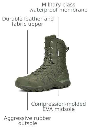 Image of XPETI Men's X-FORCE 8 inch Waterproof Tactical Boots