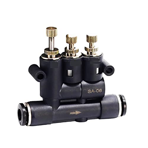 Cilindro neumático regulable SA-06 con amortiguador de aire 2