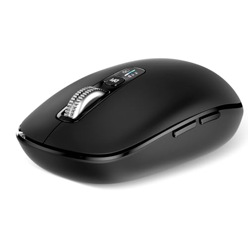 Wireless Bluetooth Mouse,USB+BT×2,Multi Device Ergo Full Size Mouses - image 1
