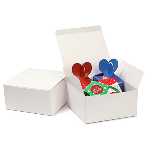Exclusive Discount 50% Price Gift Boxes 10 Pack 8 x 8 x 4 White Paper Gift Boxes, Crafting Cupcake Boxes, Easy Assemble Bridesmaids Proposal Boxes,Decorative Gift Wrap Boxes Bulk (White, 8x8x4in-10pack) Best Deal 🛒 Gift Boxes 10 Pack 8 x 8 x 4 White Paper Gift Boxes, Crafting Cupcake Boxes, Easy Assemble Bridesmaids Proposal Boxes,Decorative Gift Wrap Boxes Bulk (White, 8x8x4in-10pack)