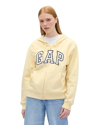 Image of GAP Women's Logo Hoodie Hooded Full Zip Sweatshirt