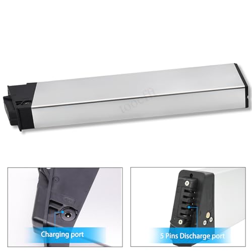 Tooefft 36V 10.4Ah 12.5Ah/13Ah 17.5Ah Akku DCH006 Elektrofahrrad Akku 36Volt für Faltrad ADO A20 Mate City (L410mm 36V 17.5Ah)