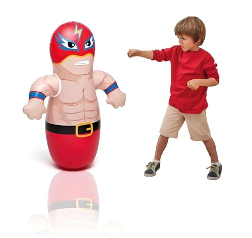 Image of Boxer Inflatable Punching Bag for Kids, Multi Color